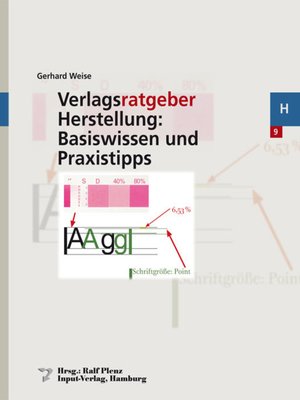 cover image of Verlagsratgeber Herstellung